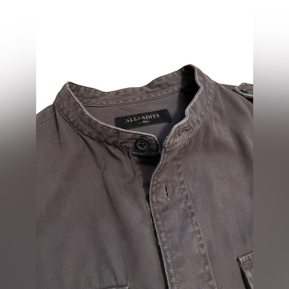 ALLSAINTS Privateer Slim Fit Button-Down Shirt - Picture 3 of 4
